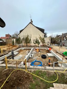 Début de construction de maison